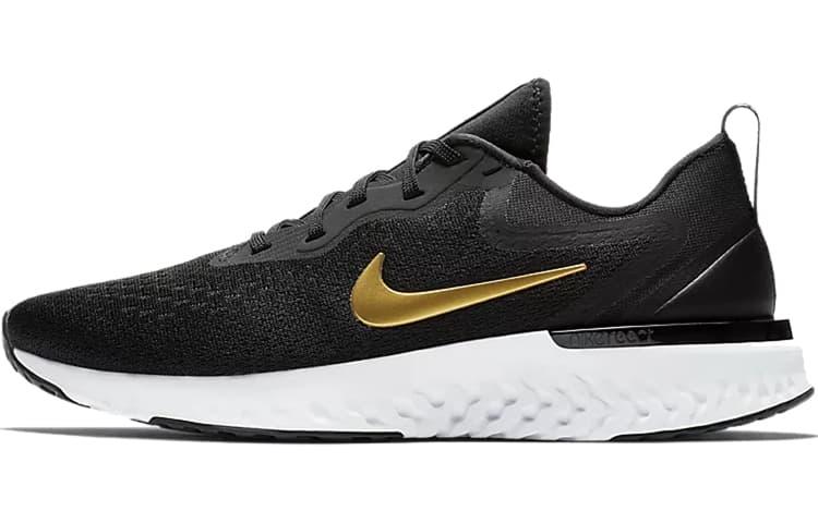Nike Odyssey React Black Metallic Gold Women's 2