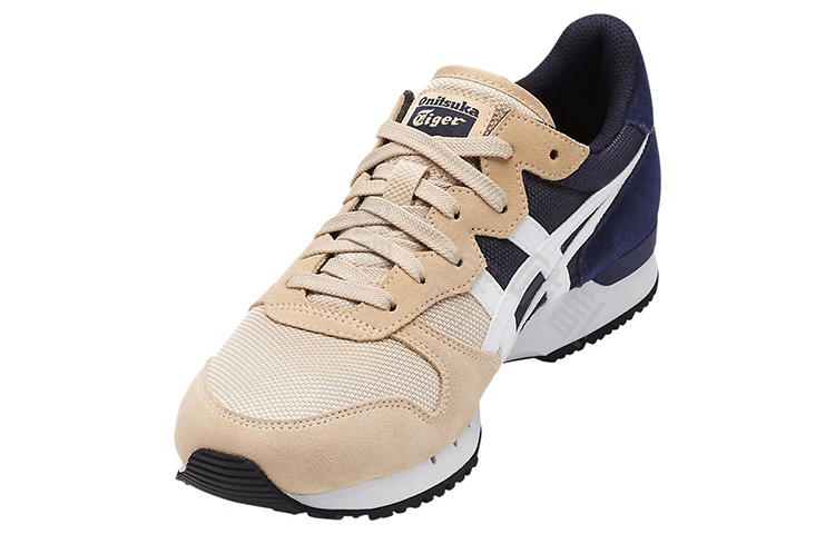 Onitsuka Tiger Alvarado Low Top Casual Shoes Unisex Khaki Blue Patchwork 6