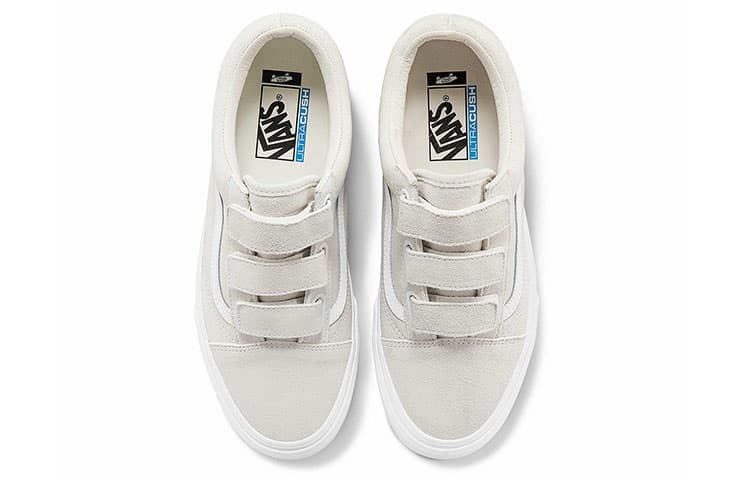 Old Skool Vans V Vlt Lx 'Eco Suede True White' 6