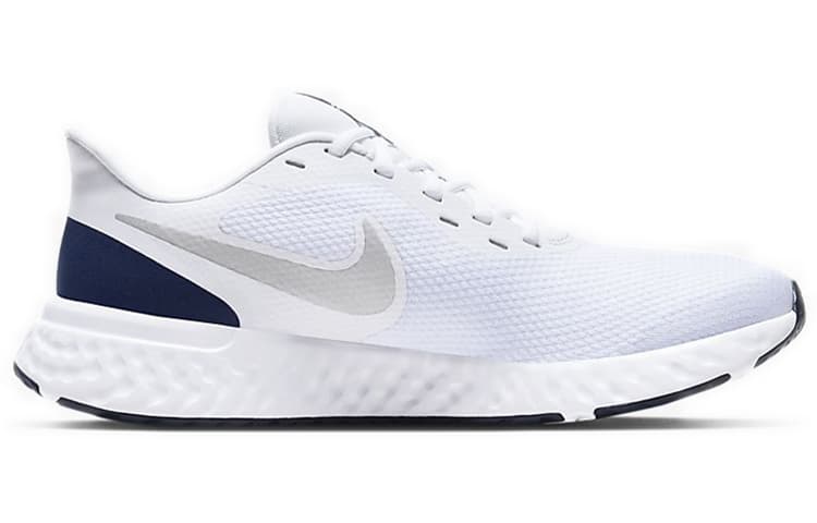 Nike Revolution 5 White Midnight Navy 3
