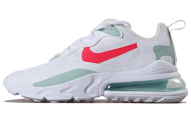 Nike Air Max 270 React White Pistachio Crimson Women's 2