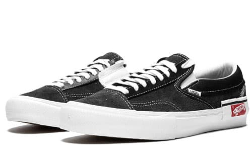 Vans Slip On Cap Lx Black White 4