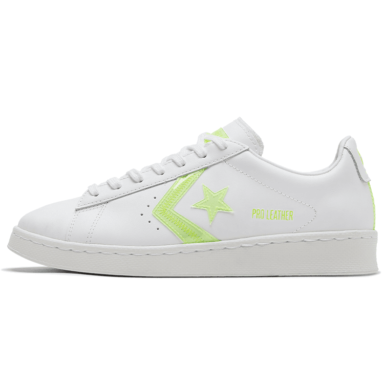 Converse Pro Leather Ox Hi Vis White Lemon Venom 2
