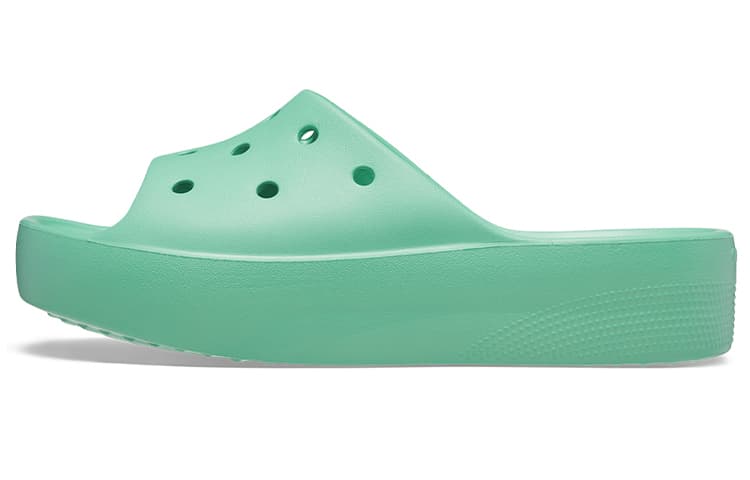 Crocs Classic Platform Sandals 'Green' Women's