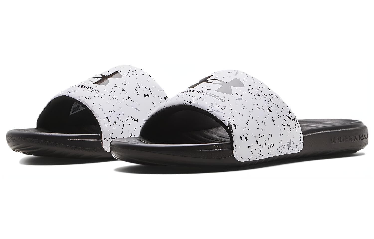 Under Armour Ansa Graphic Slide 'White Jet Grey Speckled' 6