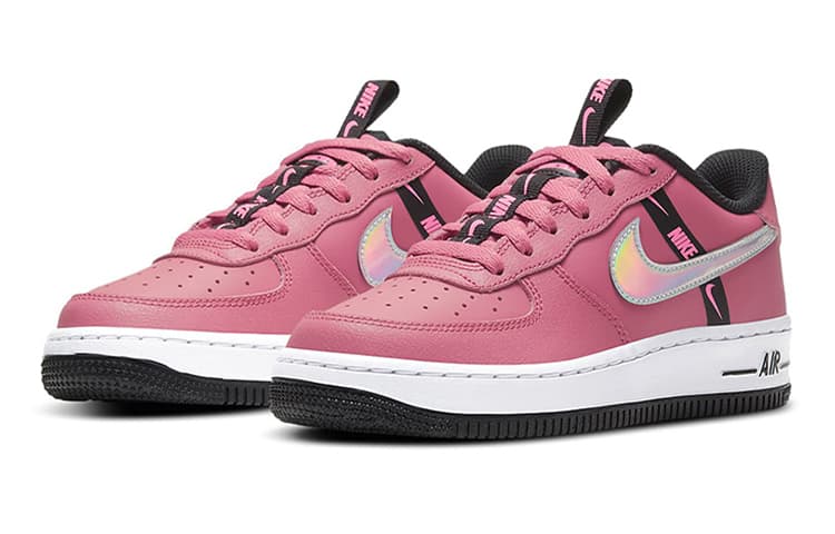 Nike Air Force 1 Low LV8 KSA Worldwide Pack Desert Berry Black GS 5