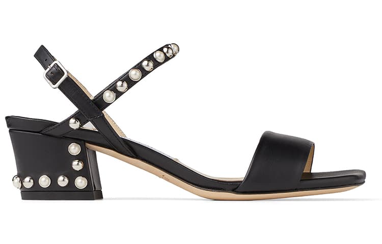 Jimmy Choo Aadra 45 One Strap Sandals Women's Black 4