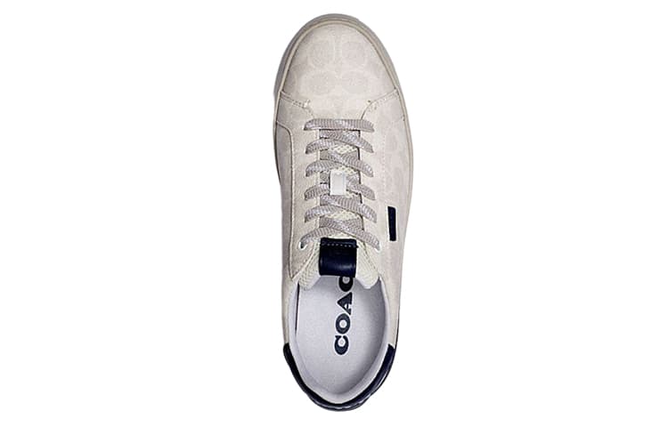 COACH Lowline Low Top Stylish Skateboarding Shoes Men's Light Gray 5