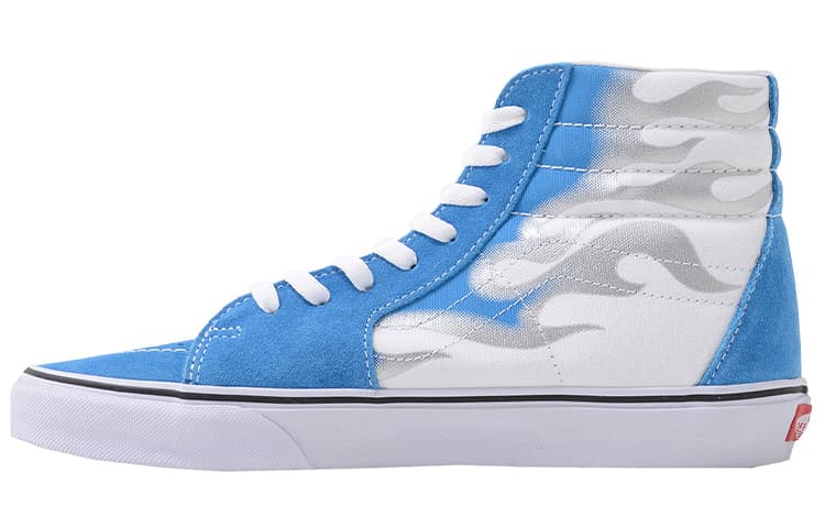 Vans SK8 HI Sky Blue 'Blue White' 2