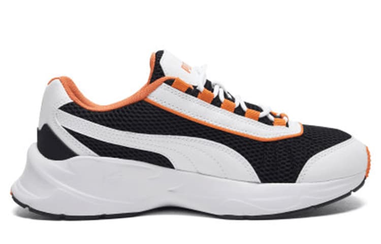 PUMA Nucleus Black White Orange 3