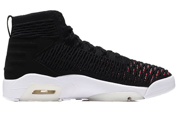 JORDAN Flyknit Elevation 23 Black University Red 4