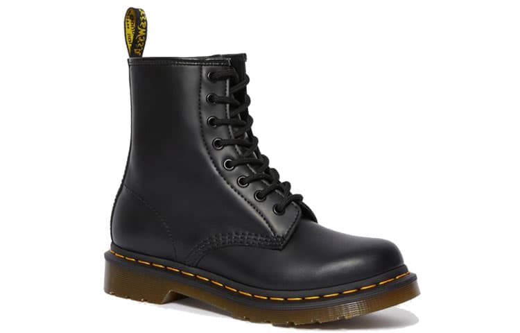 Dr.Martens 1460 Smooth Leather Lace Up Boot Black Women's 3