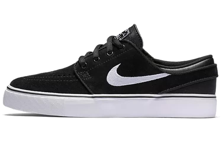 Nike SB Stefan Janoski Low Top Kids' Skateboarding Shoes Black White Teenagers 2