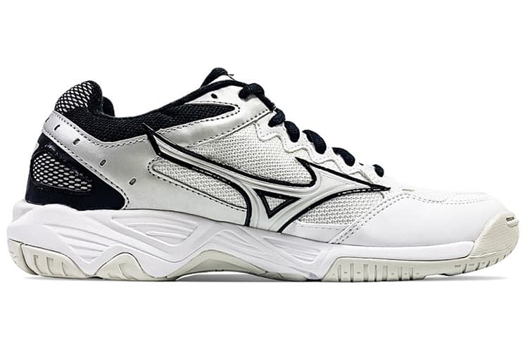 Mizuno Training Shoes Unisex Low-Top White Gray Silver 3