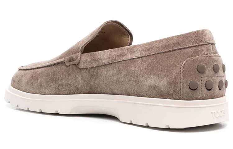 TOD'S Round Toe Slip On Loafers 5