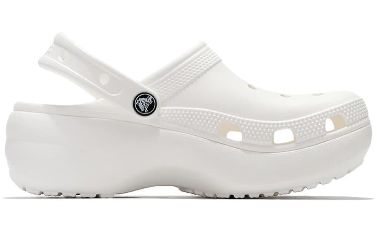 Crocs Classic Platform Clog White Women's 4