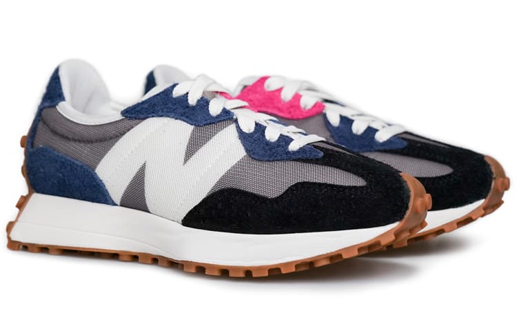 New Balance 327 Grey Navy Black 6