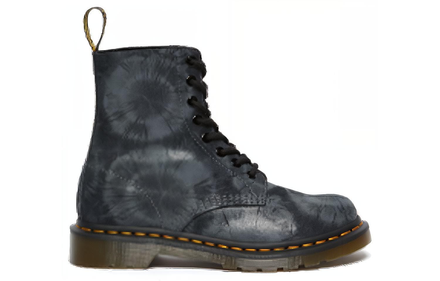 Dr.Martens 1460 Short Martin Boot Women's Black Gray 3