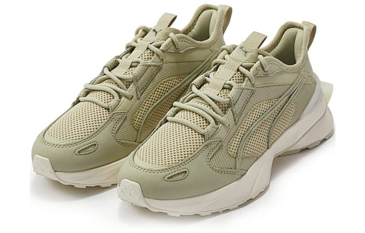 PUMA Pwrframe Op 1 Lth Athleisure Casual Sports Shoe Unisex Green 6