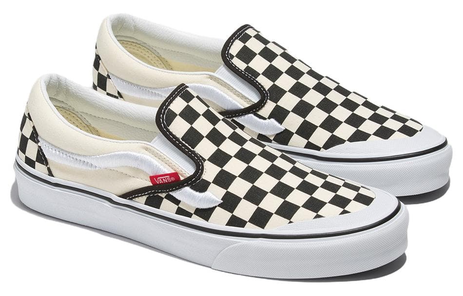 Slip-On Classic Vans 138 'Sidestripe - Black Checkerboard' 4