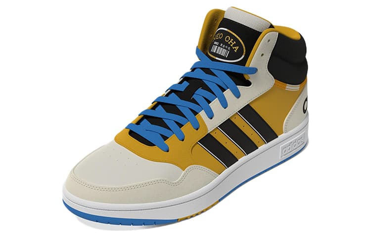 Adidas Neo Neo Hoops 3.0 Mid 'Creamwhite Yellow Blue' 5