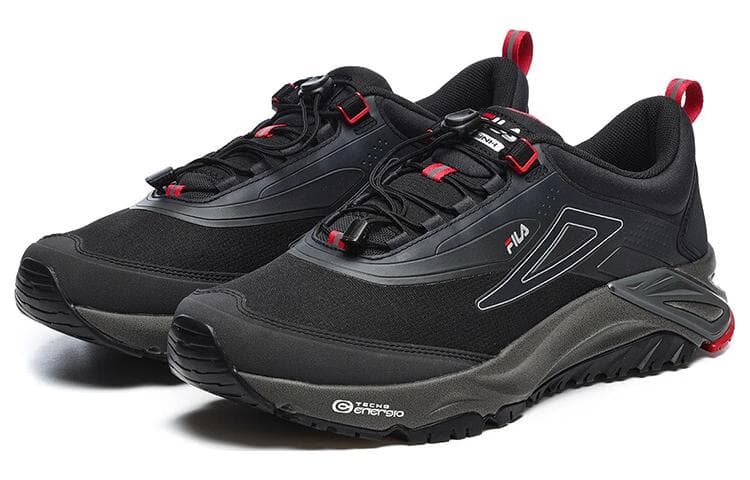 FILA Boa Lynx 1 Running Shoes 'Black Red' 3