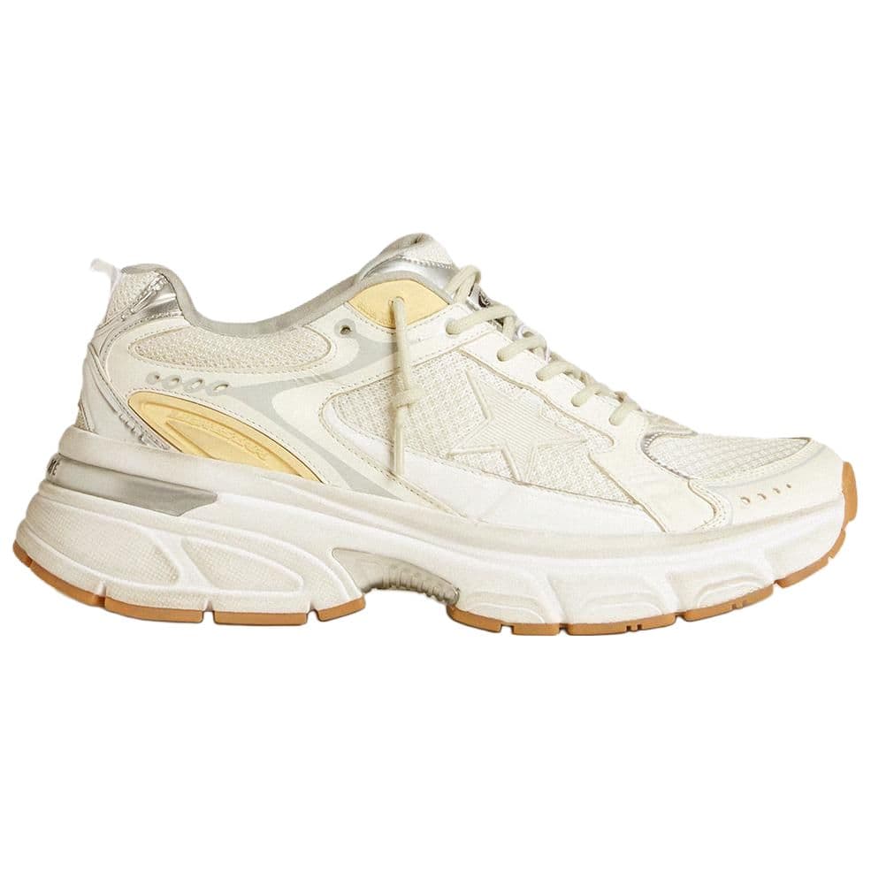 Golden Goose Lightstar Low-Top Casual Shoes Women's Pure White 3