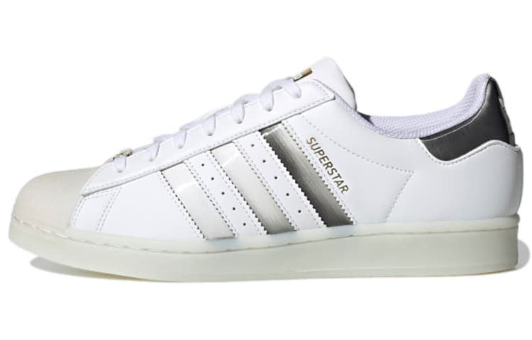 Superstar Adidas Originals 'White Gold Metallic' 2
