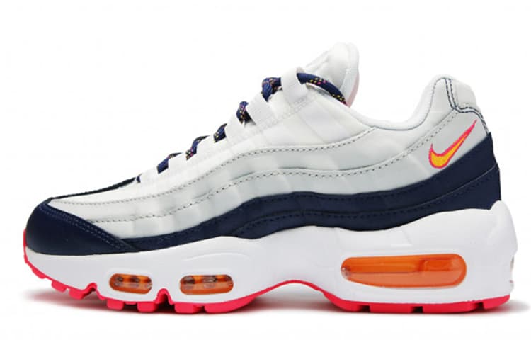 Nike Air Max 95 Midnight Navy Pure Platinum Laser Orange Women's