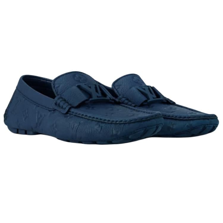 LOUIS VUITTON Monte Carlo Loafers Men's Blue 6