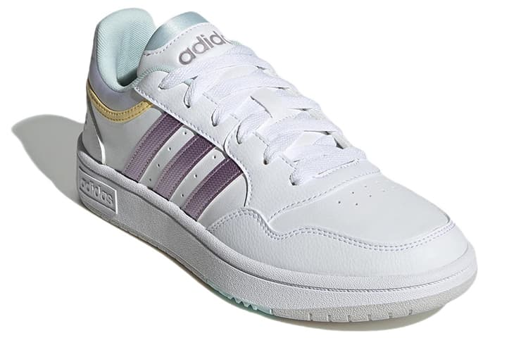 Hoops 3.0 Women's Adidas Neo 'White Matte Purple Metallic' 4