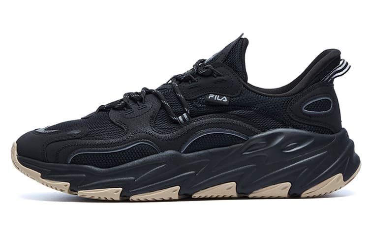 FILA Wave Low Top Shoes 'Black' 2