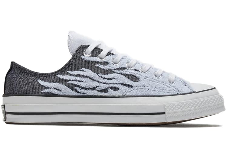 Converse Archive Flames Chuck 1970s Low Top 'Black Grey' 4