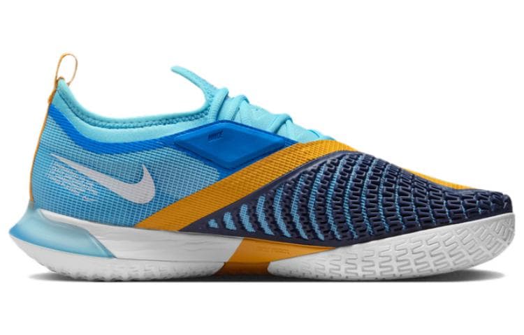 Nike React Vapor Nxt Hc Stadium Tennis Shoe Blue 3