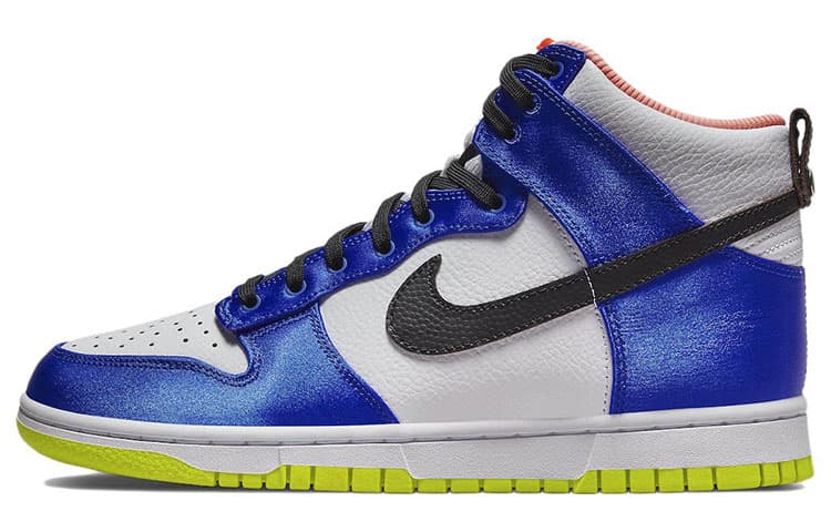 Nike Dunk High Blue Satin Women's 2