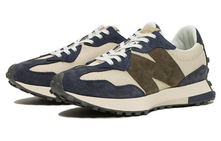 New Balance 327 Navy Bone Olive 4