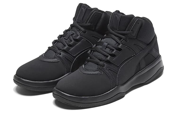 PUMA Rebound Street Black Mid Sneakers 6