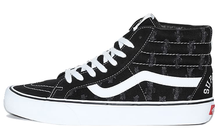 Vans Sk8 Hi Supreme Hole Punch Denim Black