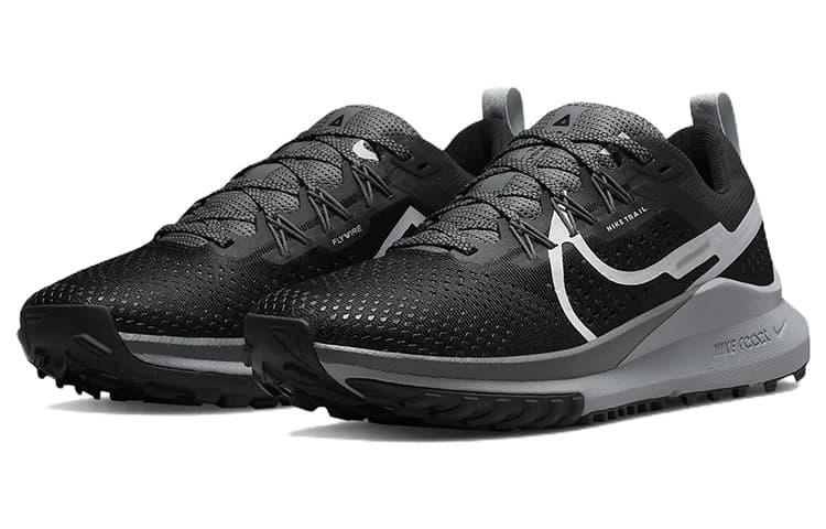 Nike React Pegasus Trail 4 'Black Dark Grey' Women's 5