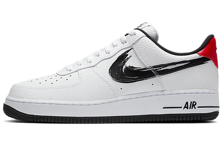 Nike Air Force 1 Low Brushstroke White Black 2
