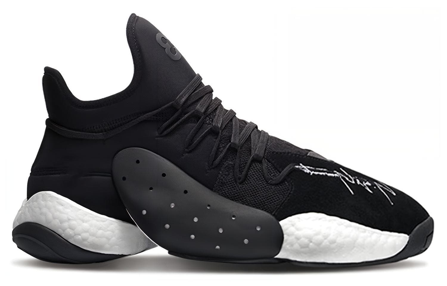 Y-3 James Harden BYW Feet You Wear Comfort Anti-Slip Lightweight Low-Top Basketball Shoes Men's Black 4