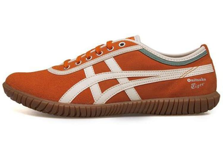 Onitsuka Tiger Tsunahiki Wear-Resistant Low-Top Casual Running Shoes Unisex Orange