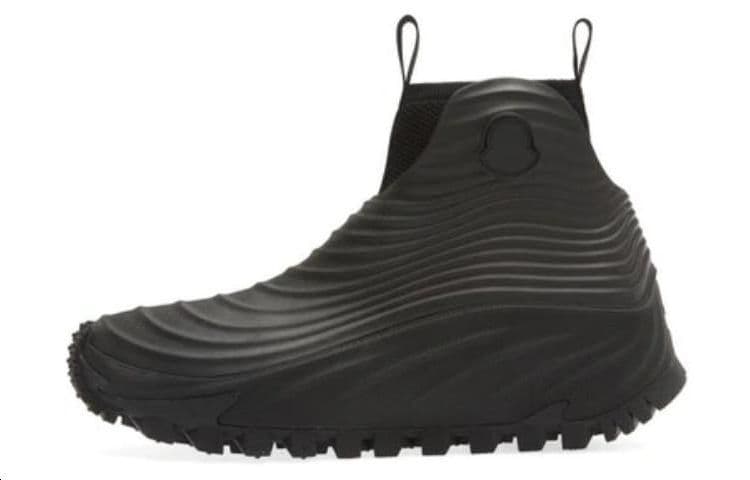 Moncler Fashion Slip-On Ankle Boots 6cm Women's Black
