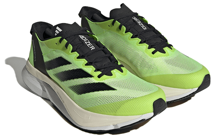 Adizero Boston 12 Adidas 'Lucid Lemon Black' 5
