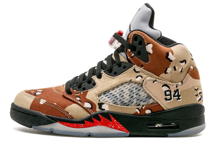 JORDAN 5 Retro Supreme Desert Camo 2