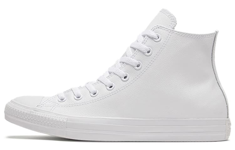 Converse Chuck Taylor All Star Leather Hi White Monochrome