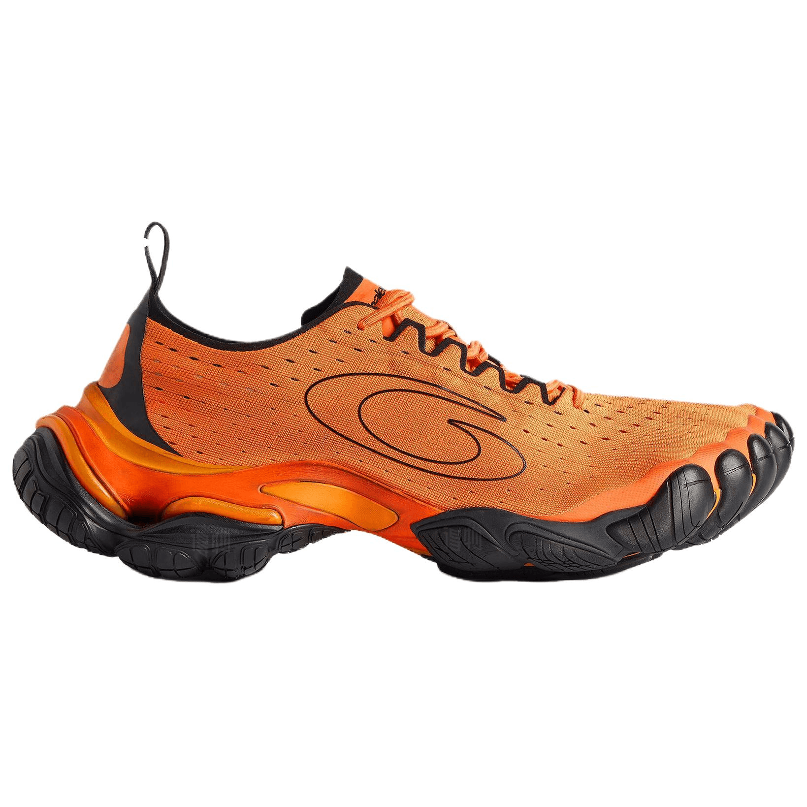 Balenciaga Anatomic Runner Five-Toe Structure Design Slip-On Low-Top Casual Shoes Men's Orange 3
