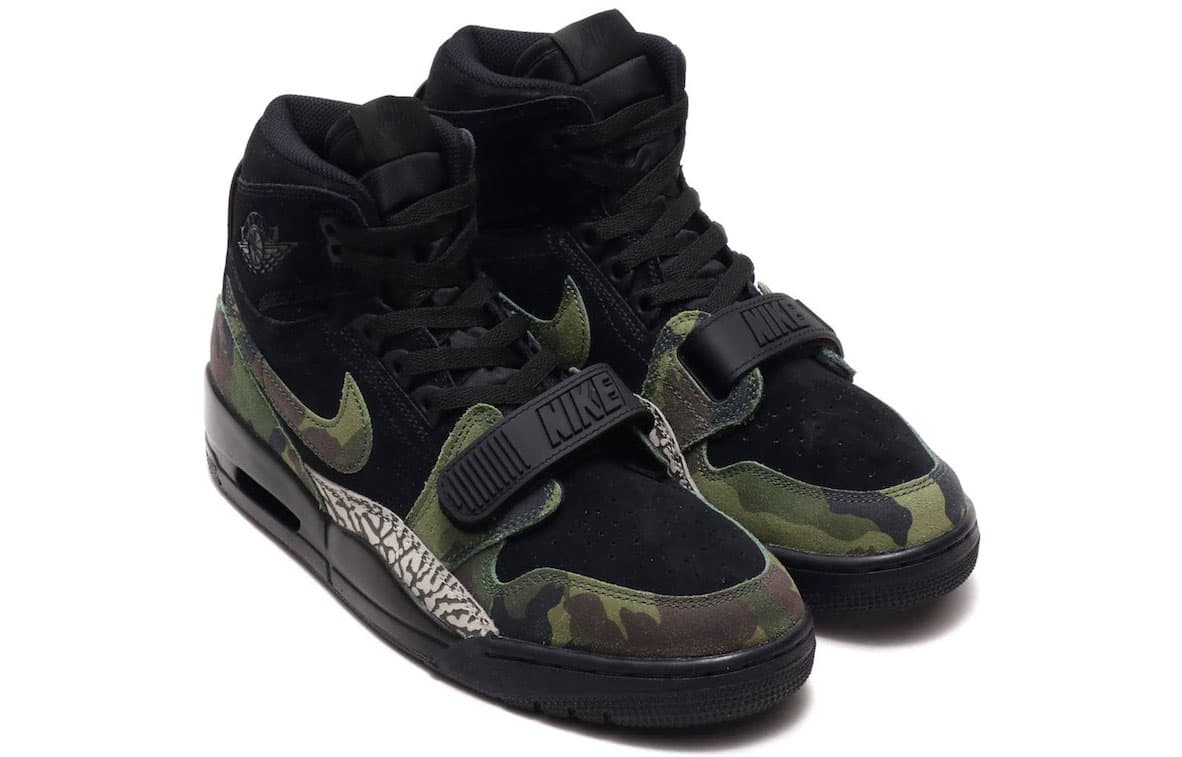 JORDAN Legacy 312 Black Camo Green 4