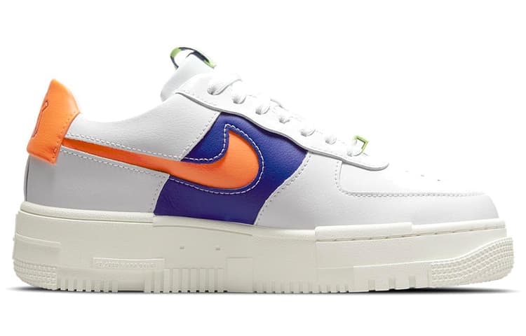 Nike Air Force 1 Low Pixel White Concord Crimson Women's 4