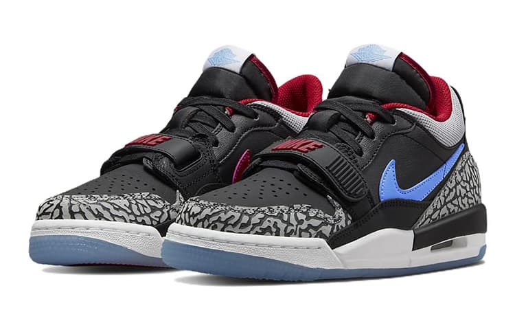 Jordan Legacy 312 Low 'Black Valor Blue' GS 6